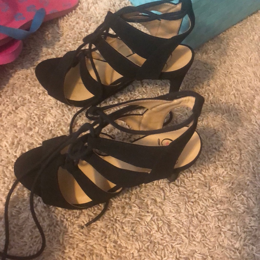 Black heels